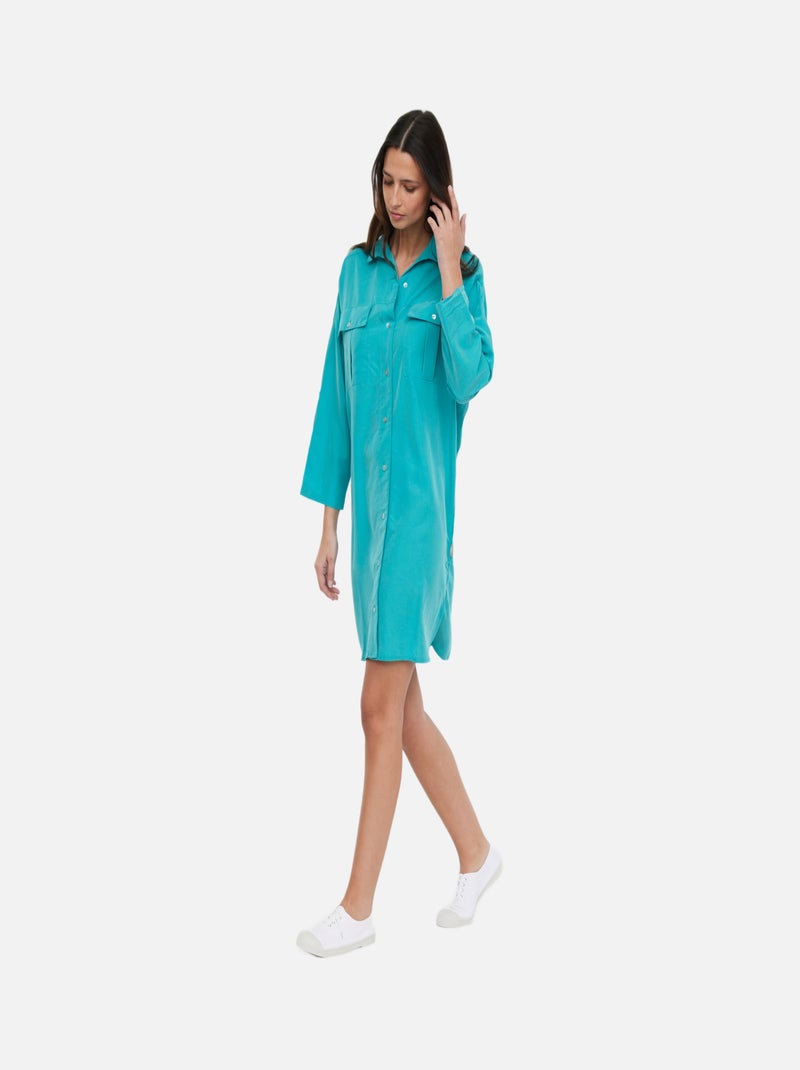 Lee Cooper - Robe manches 3/4 modal regular LILAS M3 Gris - Kiabi
