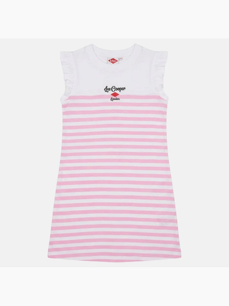 Lee cooper - robe manches courtes, col rond Blanc - Kiabi