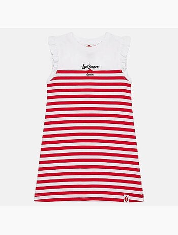 Lee cooper - robe manches courtes, col rond