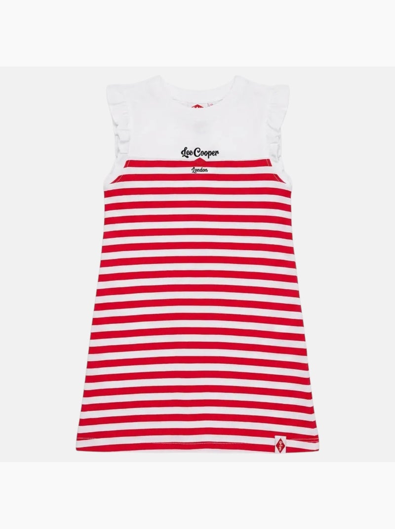 Lee cooper - robe manches courtes, col rond Rouge - Kiabi