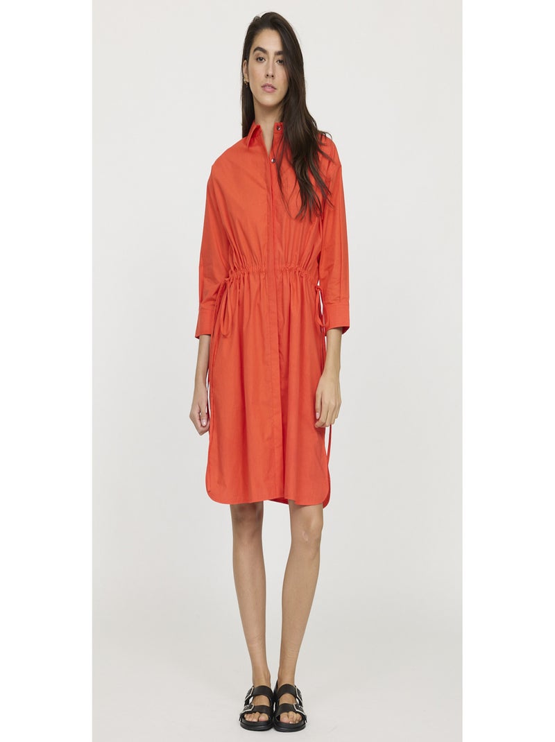 Lee Cooper - Robe manches longues coton  LIMY Noir Orange - Kiabi