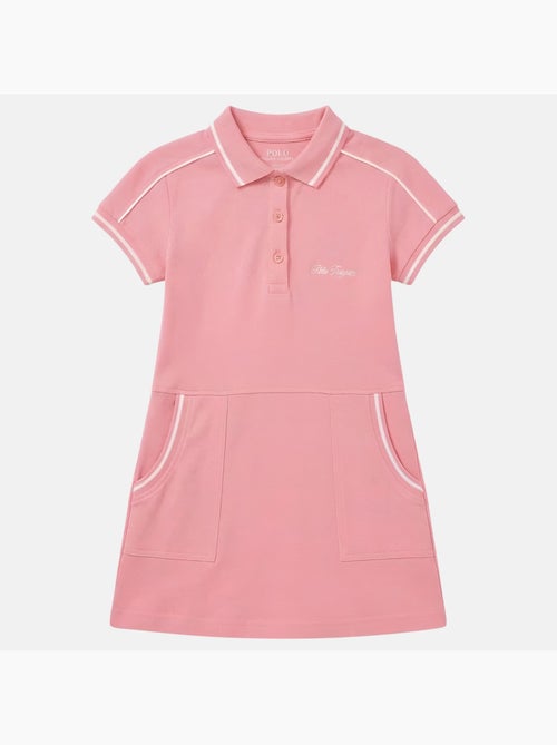 Lee cooper - robe polo boutonnée manches courtes, col polo - Kiabi