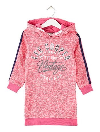 Lee Cooper - Robe Pull fille imprimé Lee Cooper