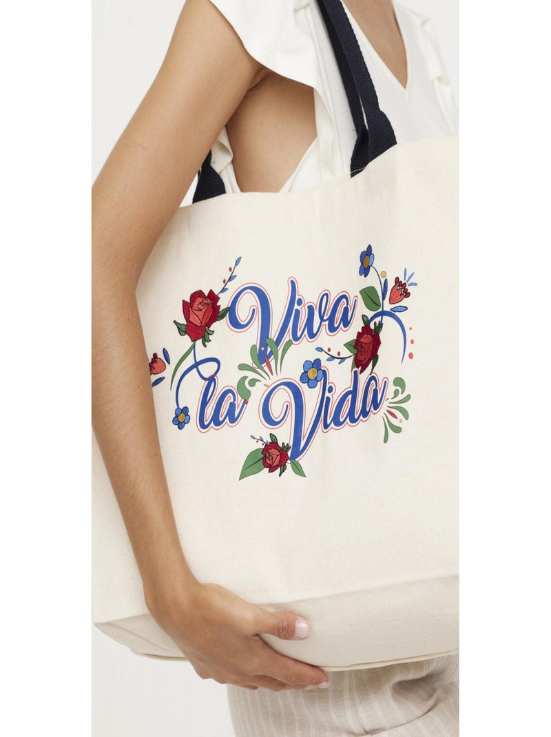 Lee Cooper - Sac coton  UVIDA Beige - Kiabi