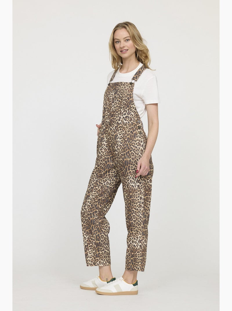 Lee Cooper - Salopette TESSY Léopard Jaune - Kiabi