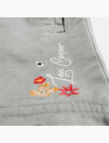 Lee cooper - short à pinces, fermeture boutonnée et poches