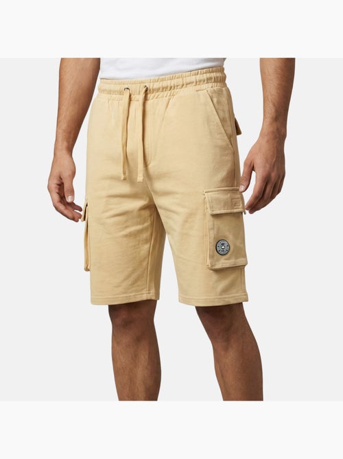 Lee Cooper - Short cargo homme beige avec poches latérales - Kiabi