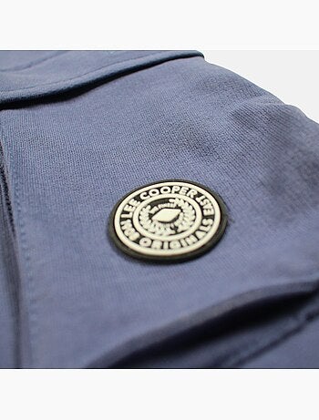 Lee Cooper - Short cargo homme bleu avec poches latérales