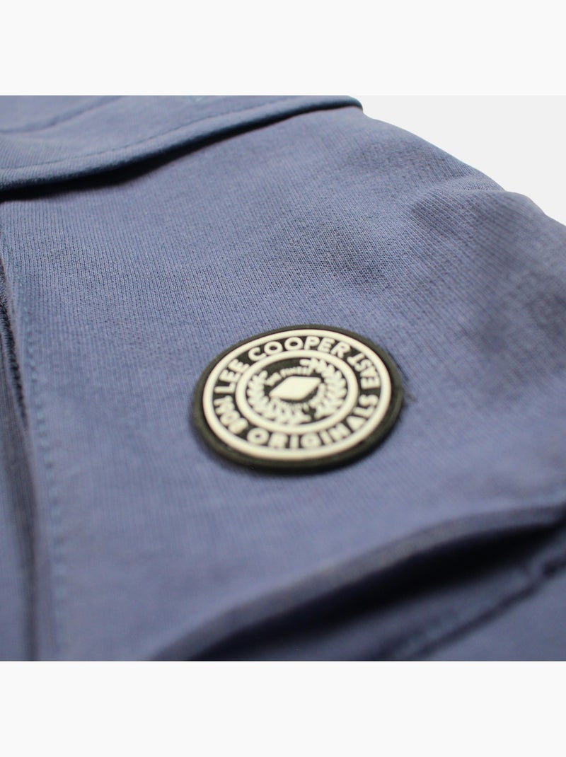 Lee Cooper - Short cargo homme bleu avec poches latérales Bleu - Kiabi
