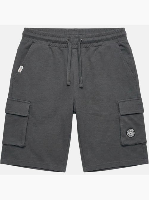 Lee Cooper - Short cargo homme gris avec poches latérales - Kiabi