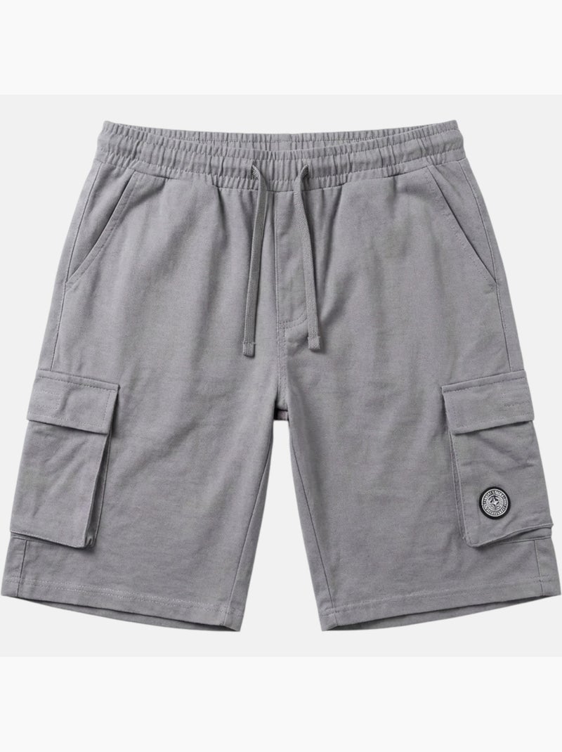 Lee Cooper - Short cargo homme gris avec poches latérales Gris - Kiabi