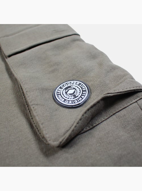 Lee Cooper - Short cargo homme kaki avec poches latérales - Kiabi