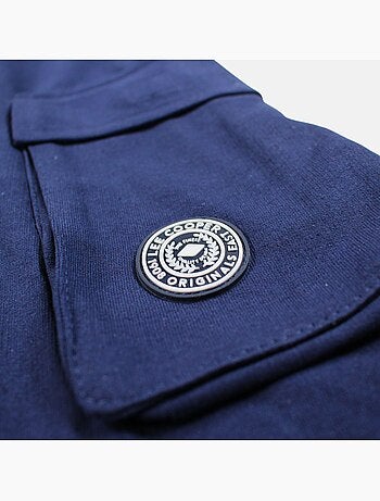 Lee Cooper - Short cargo homme marine avec poches latérales