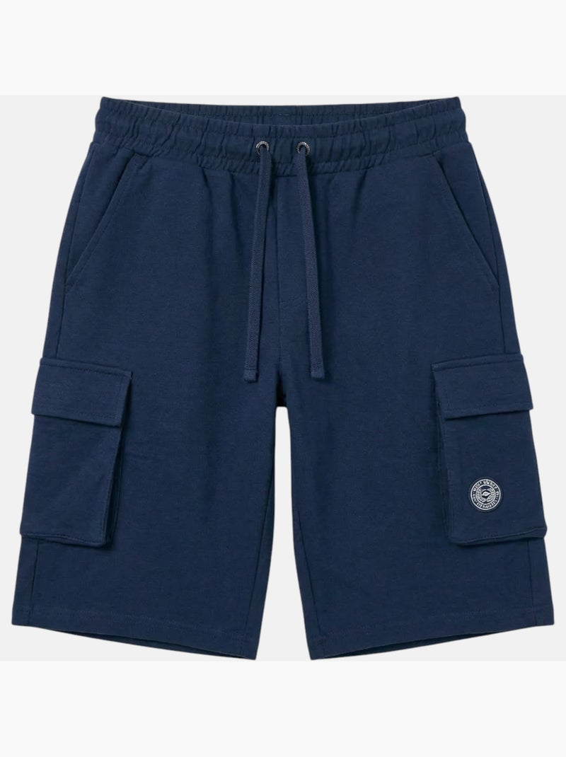Lee Cooper - Short cargo homme marine avec poches latérales Bleu marine - Kiabi
