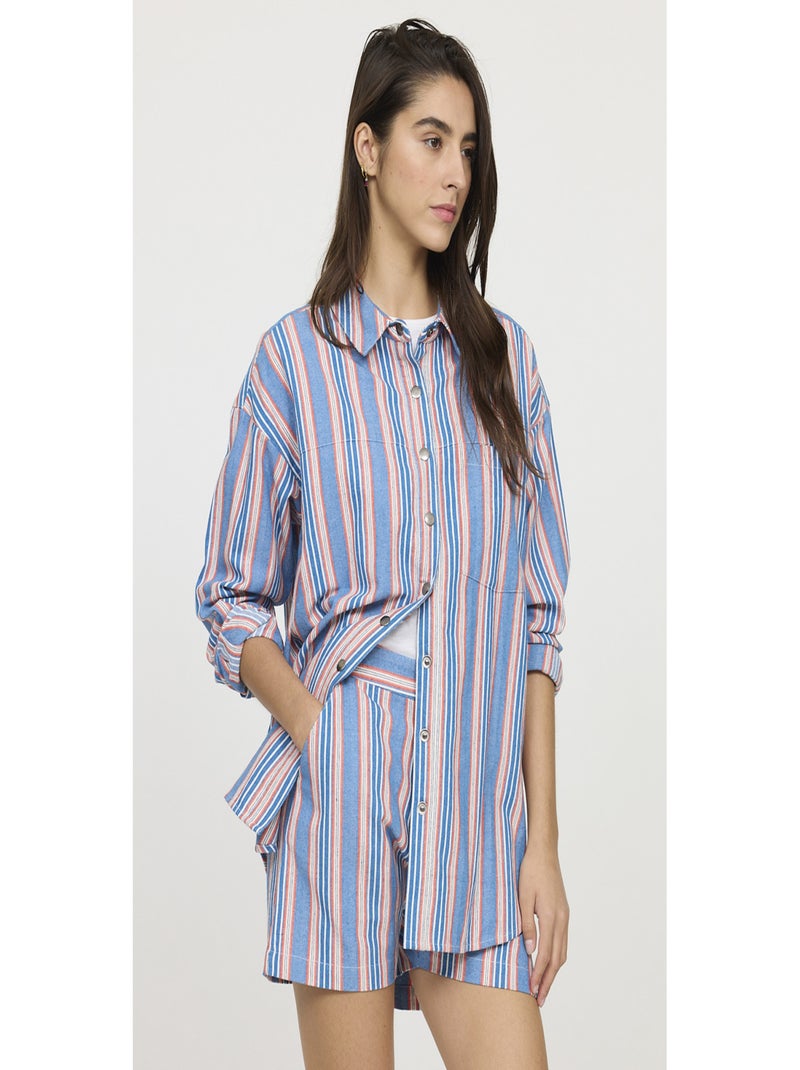 Lee Cooper - Short coton  NAOMI Bleu roi - Kiabi