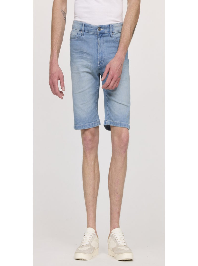 Lee Cooper - Short coton regular NARCO Bleu clair - Kiabi