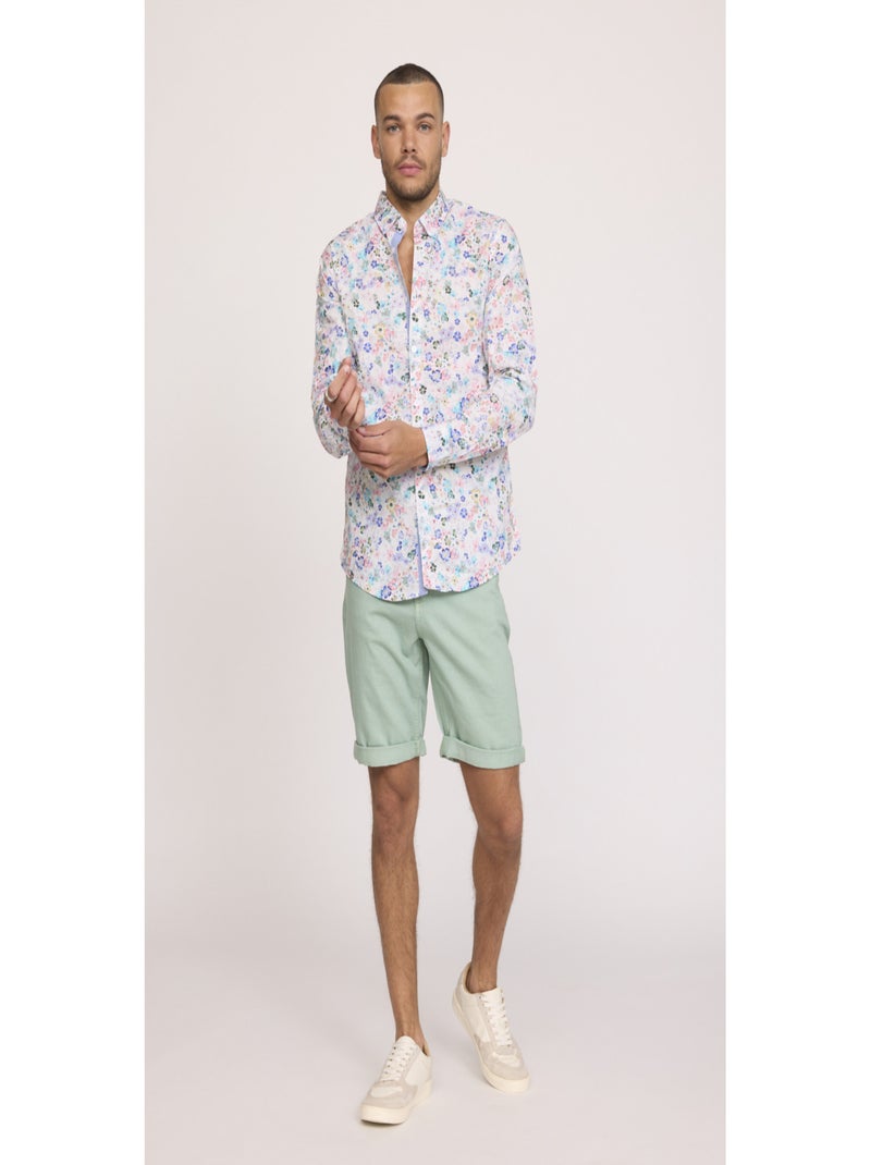 Lee Cooper - Short coton regular NARCO Vert - Kiabi