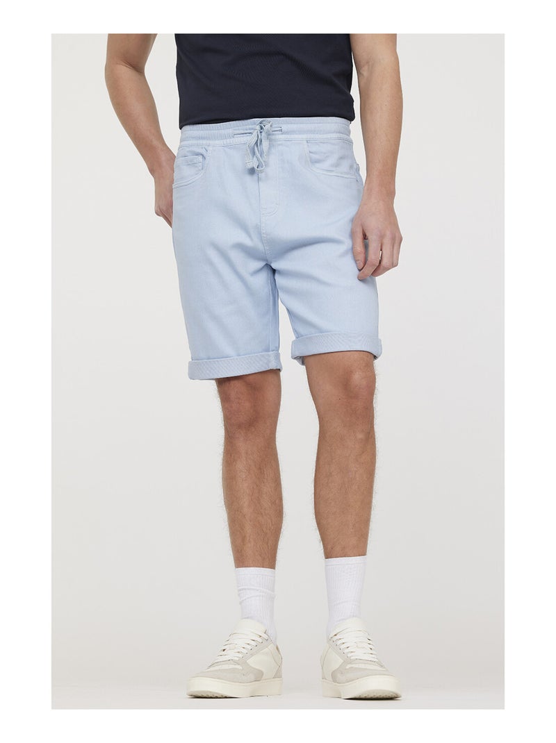 Lee Cooper - Short coton regular NAZRA Bleu gris - Kiabi