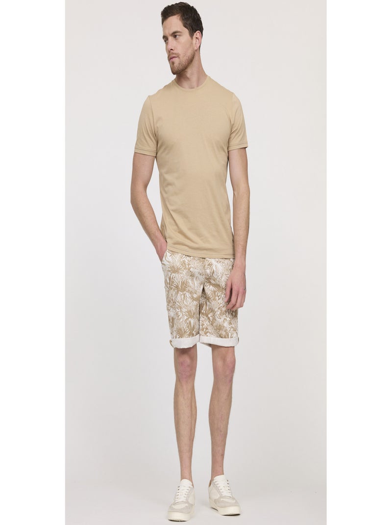 Lee Cooper - Short coton straight NARO Noir Marron - Kiabi