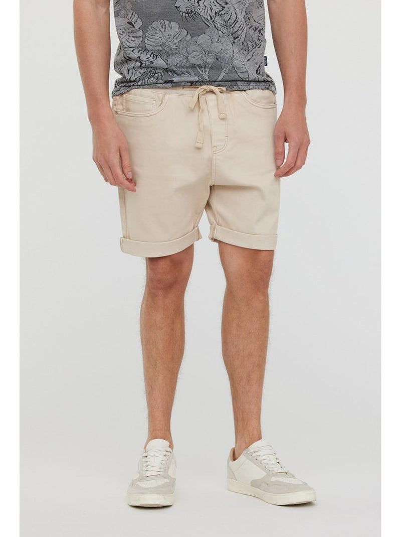 Lee Cooper - Short coton straight NAZRI Beige - Kiabi