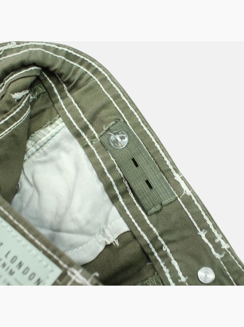 Lee cooper - short en jean à laçage latéral, coupe décontractée - Kiabi