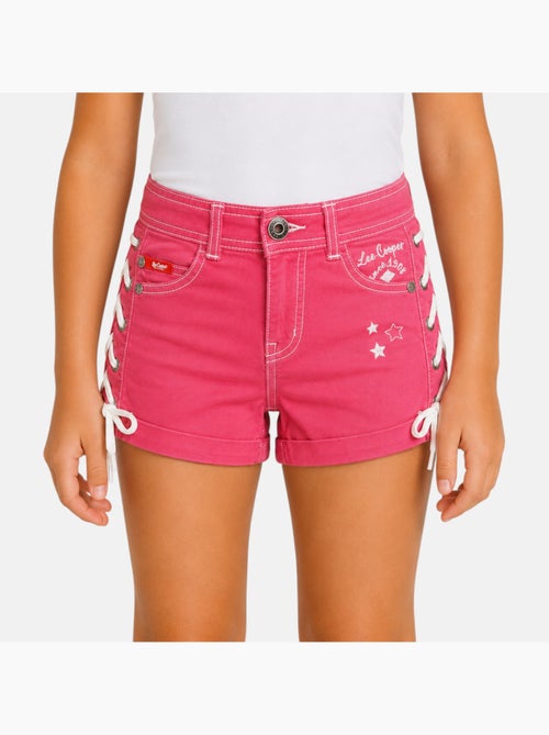Lee cooper - short en jean à laçage latéral, coupe décontractée - Kiabi Lee cooper - short en jean à laçage latéral, coupe décontractée - Kiabi