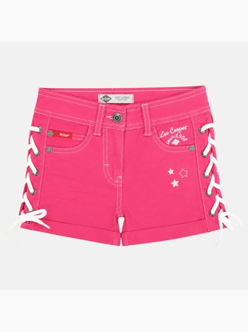 Lee cooper - short en jean à laçage latéral, coupe décontractée - Kiabi Lee cooper - short en jean à laçage latéral, coupe décontractée - Kiabi