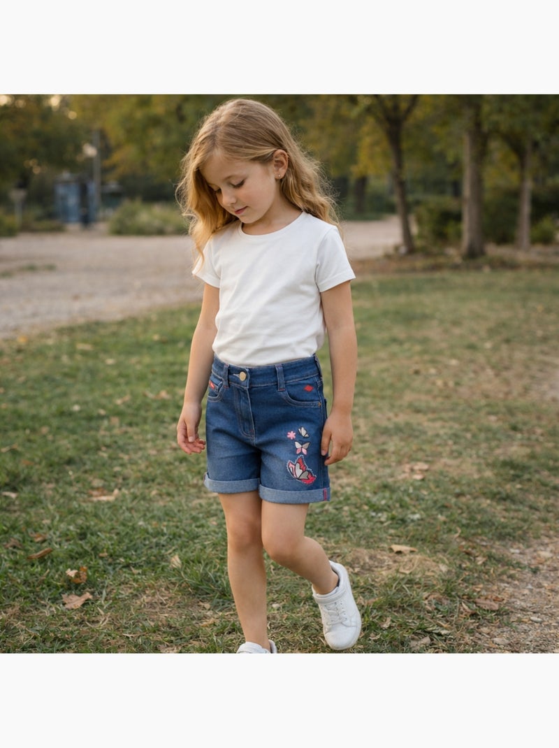 Lee Cooper - Short en jean fille Bleu marine - Kiabi