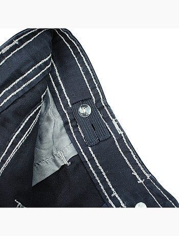 Lee Cooper - Short en jeans fille avec decor tressé
