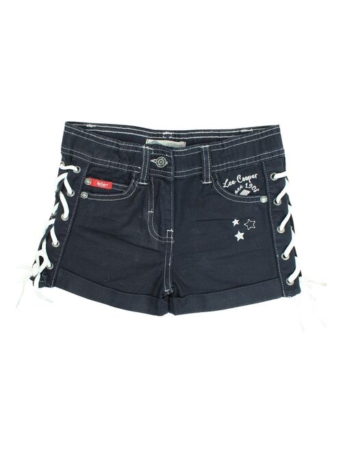 Lee Cooper - Short fille imprimé logo en coton - Kiabi