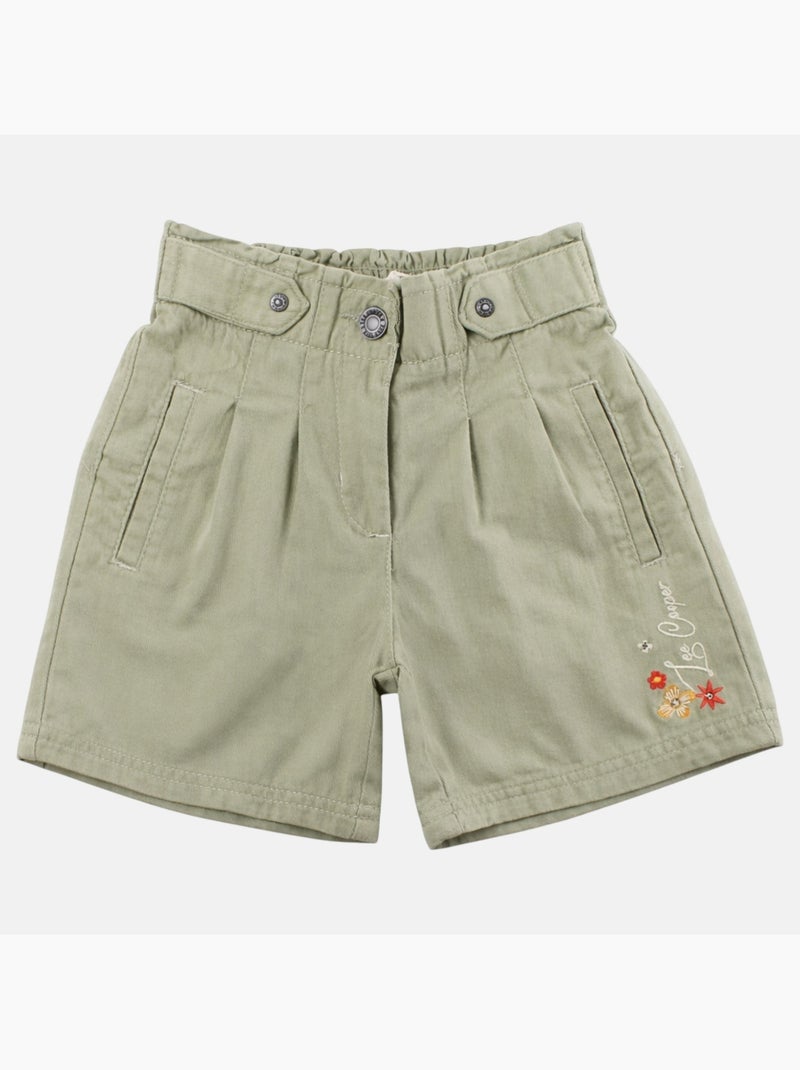 Lee Cooper - Short fille Kaki - Kiabi