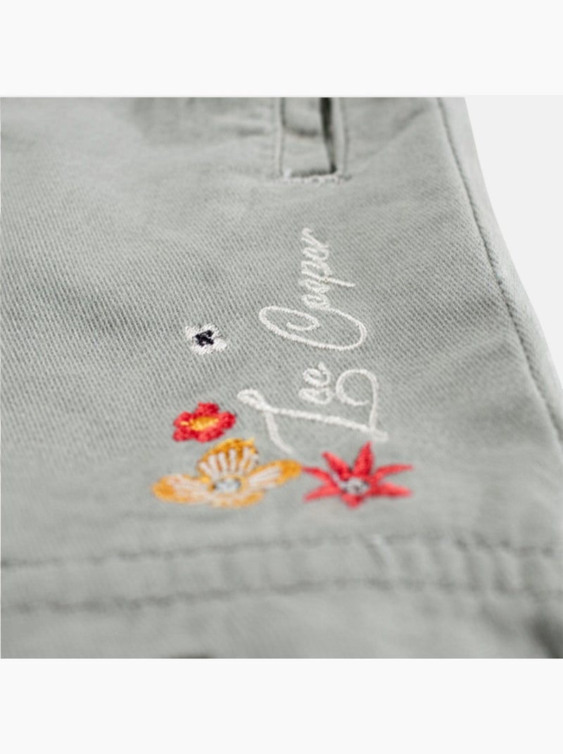 Lee Cooper - Short fille Kaki - Kiabi