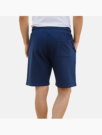 Lee Cooper - Short homme bleu marine avec taille élastiquée