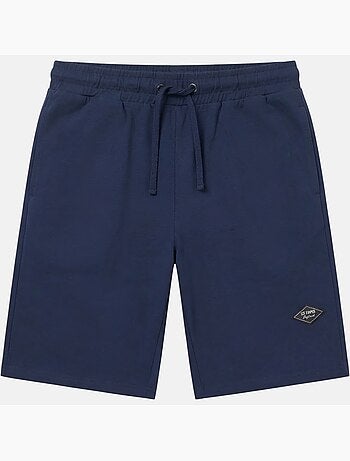 Lee Cooper - Short homme bleu marine avec taille élastiquée
