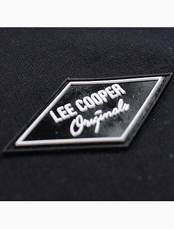Lee Cooper - Short homme noir avec taille élastiquée