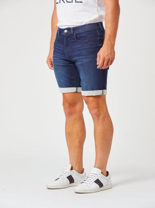 Lee Cooper - Short NANOT Tropical blue brushed - Kiabi