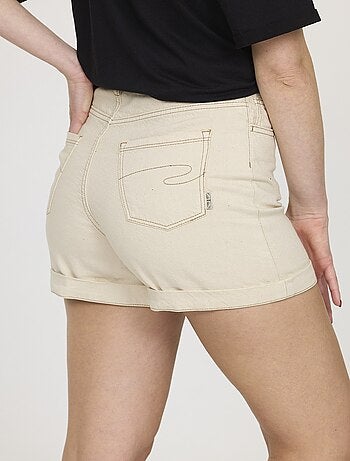 Lee Cooper - Short NANOU Écru