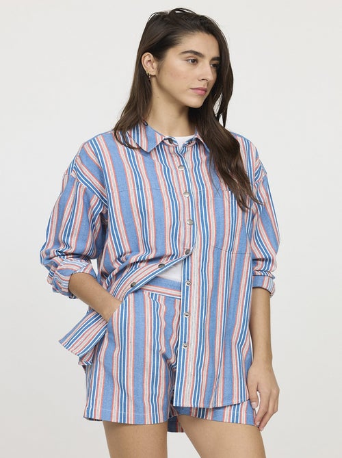 Lee Cooper - Short NAOMI Bleu roi - Kiabi