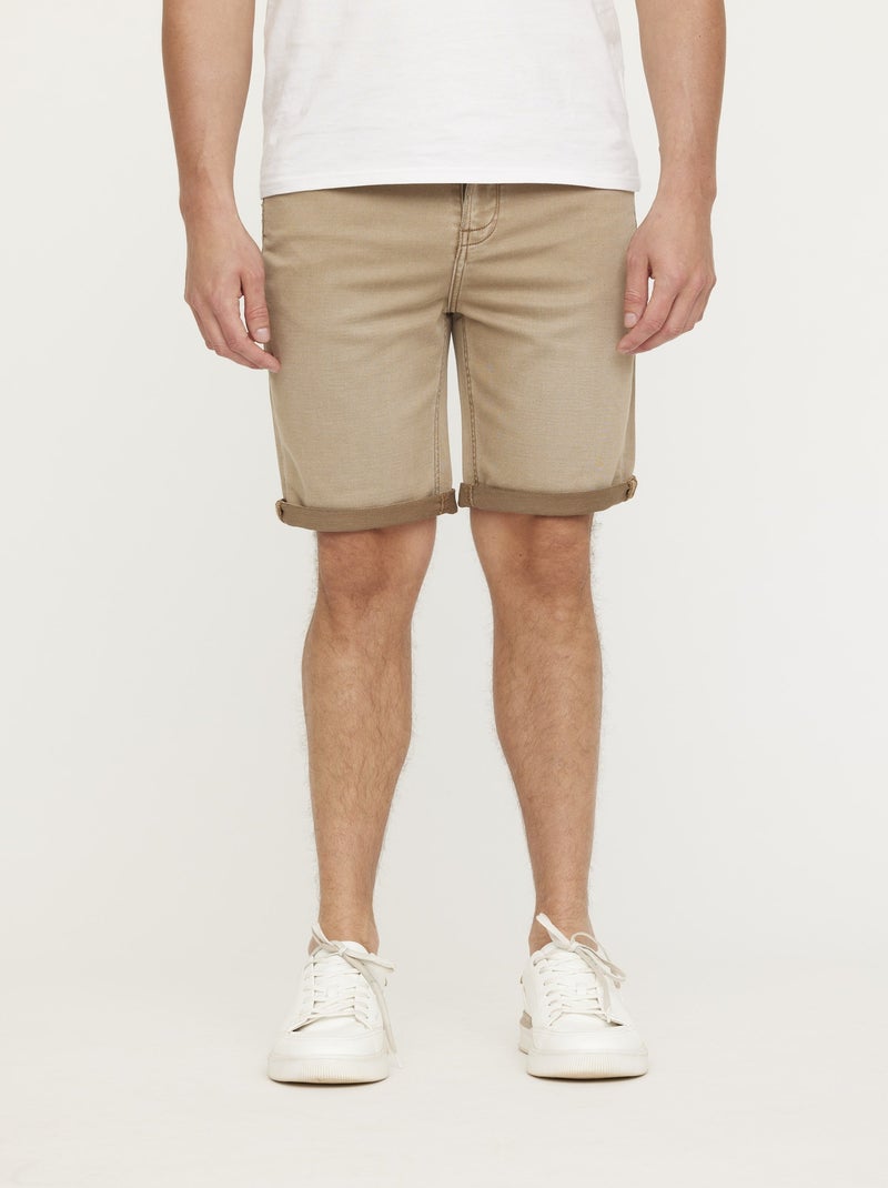 Lee Cooper - Short NARCO Argile Beige Beige - Kiabi