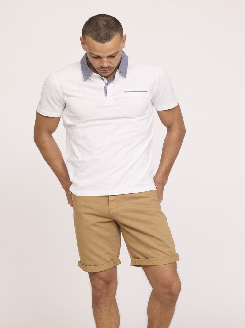 Lee Cooper - Short NARCO Caramel Marron - Kiabi