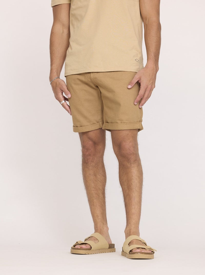 Lee Cooper - Short NARCO Caramel Marron - Kiabi