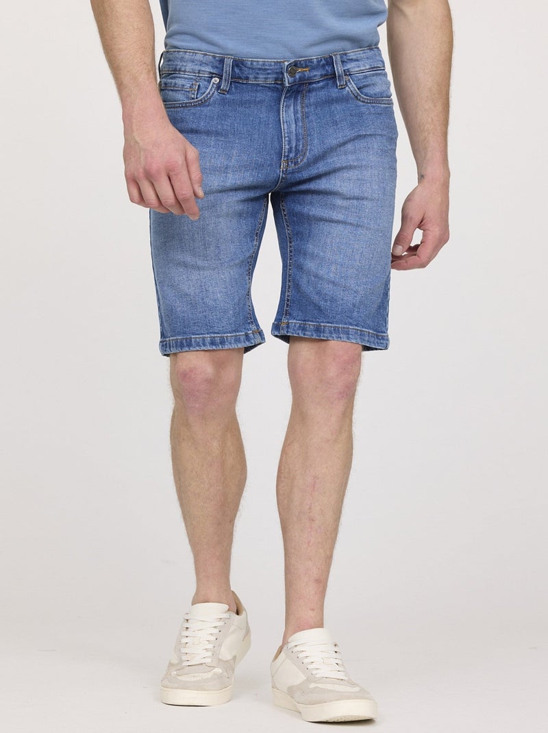 Lee Cooper - Short NARCO Denim bleu Bleu - Kiabi