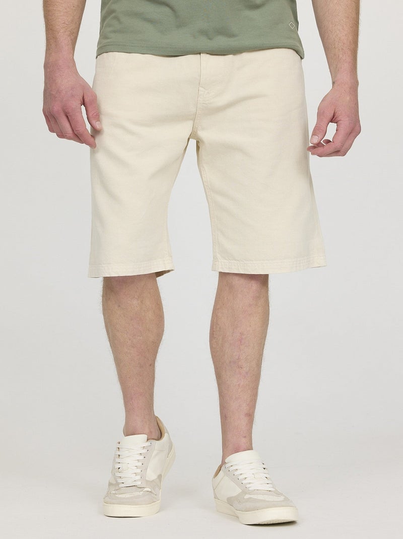 Lee Cooper - Short NARCO Écru Ivoire - Kiabi