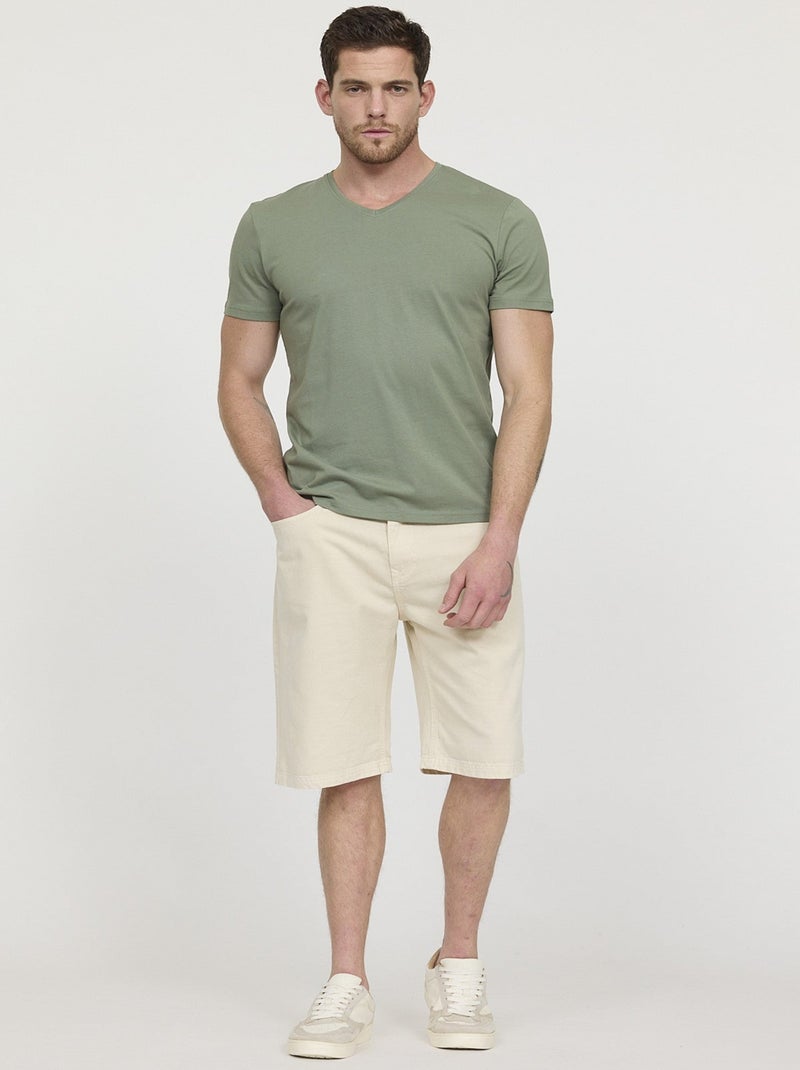 Lee Cooper - Short NARCO Écru Ivoire - Kiabi