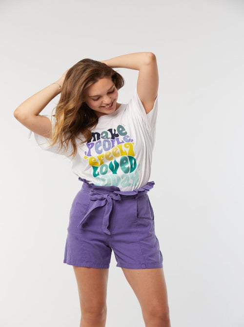 Lee Cooper - Short NARIS Ultra violet - Kiabi