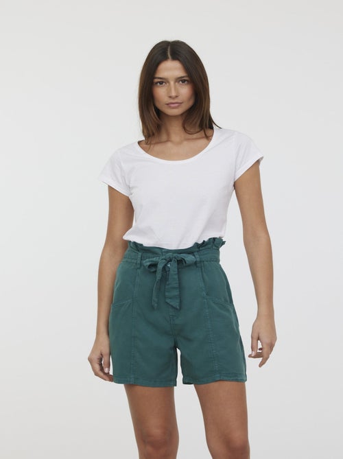 Lee Cooper - Short NARIS Vert bouteille - Kiabi