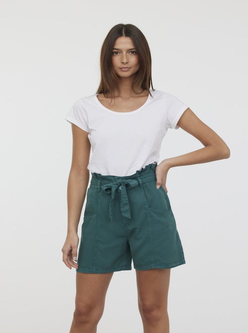 Lee Cooper - Short NARIS Vert bouteille - Kiabi