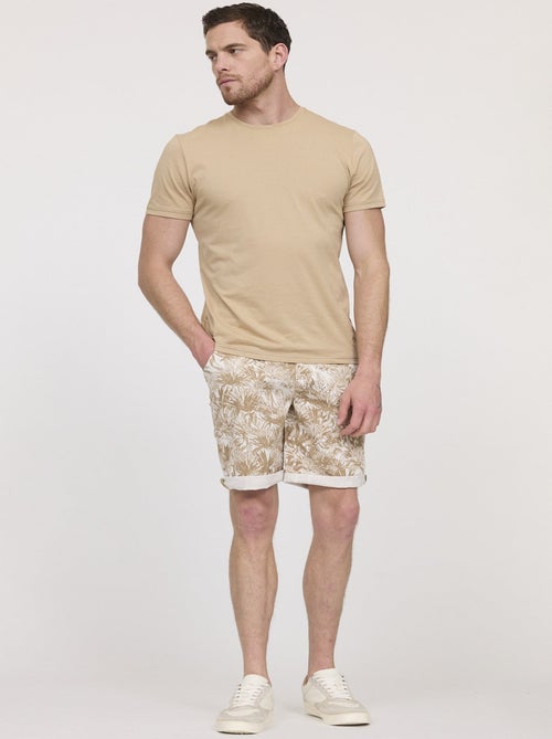 Lee Cooper - Short NARO AOP palmier marron - Kiabi Lee Cooper - Short NARO AOP palmier marron - Kiabi
