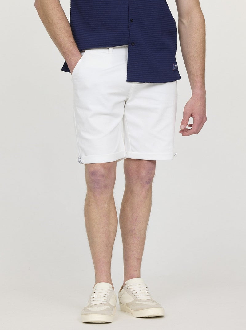 Lee Cooper - Short NARO Blanc Blanc - Kiabi