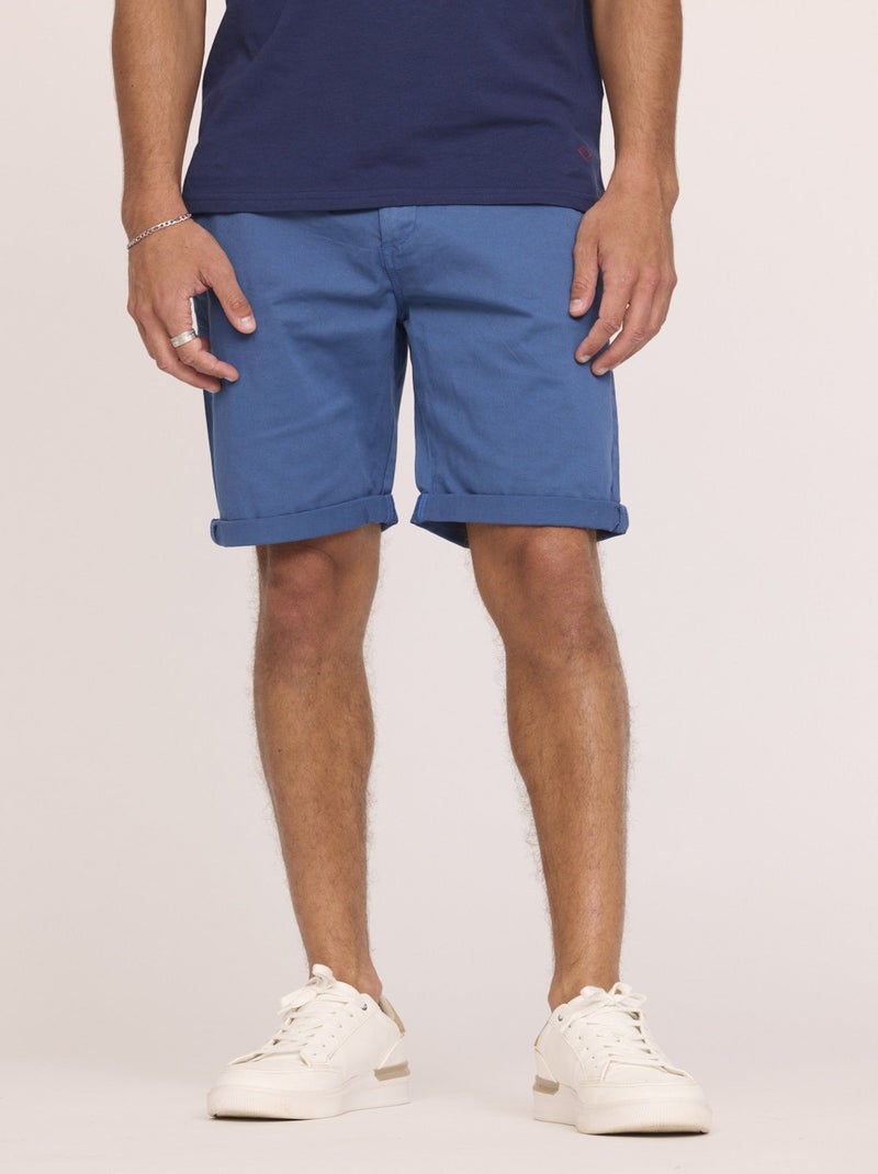 Lee Cooper - Short NARO Bleu Prince Noir Bleu ciel - Kiabi